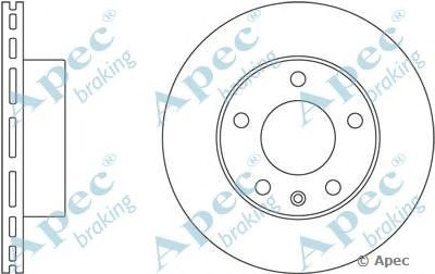 APEC BRAKING dsk2447 -  Тормозной диск